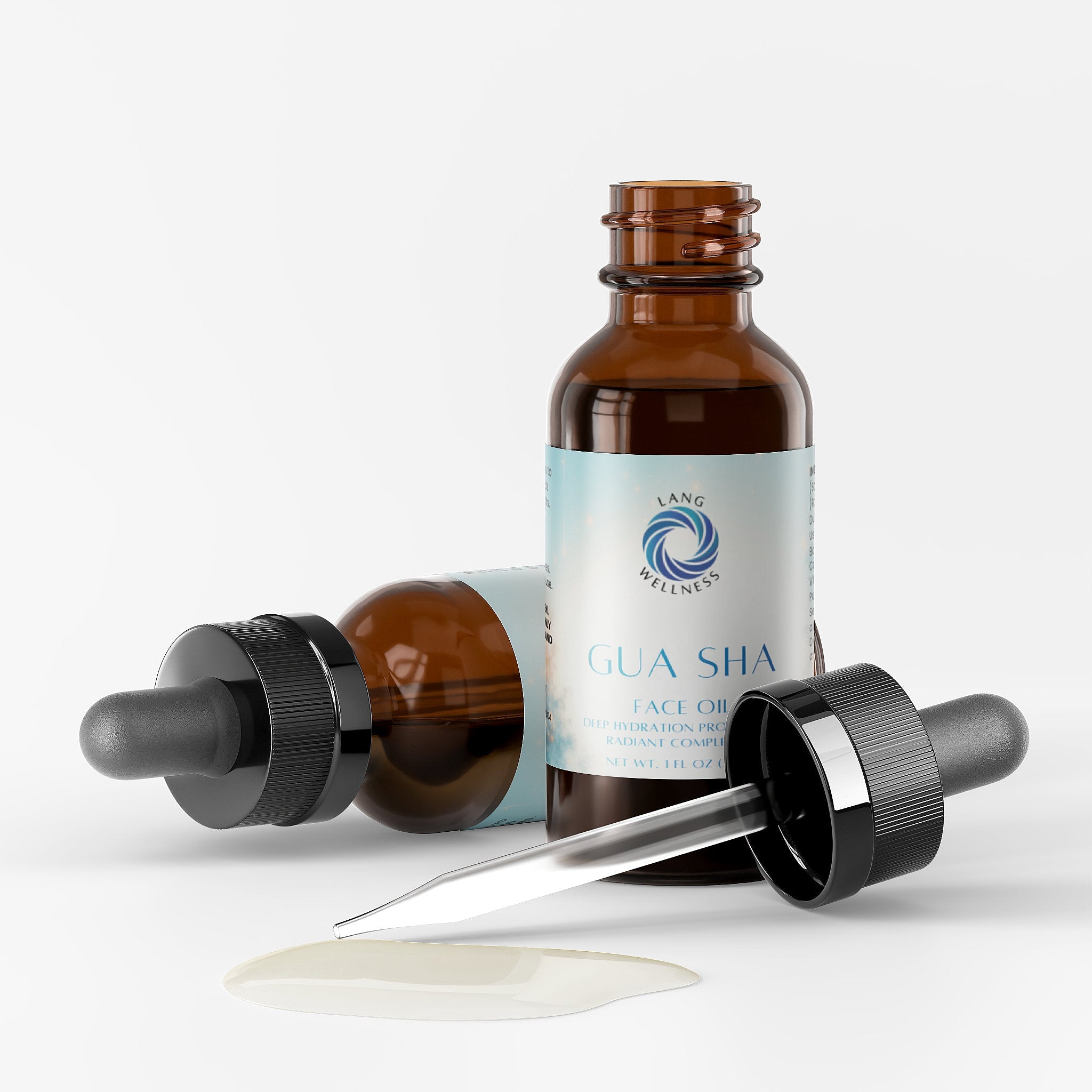 Gua Sha Face Oil — Sculpt, Firm & Glow with Every Drop