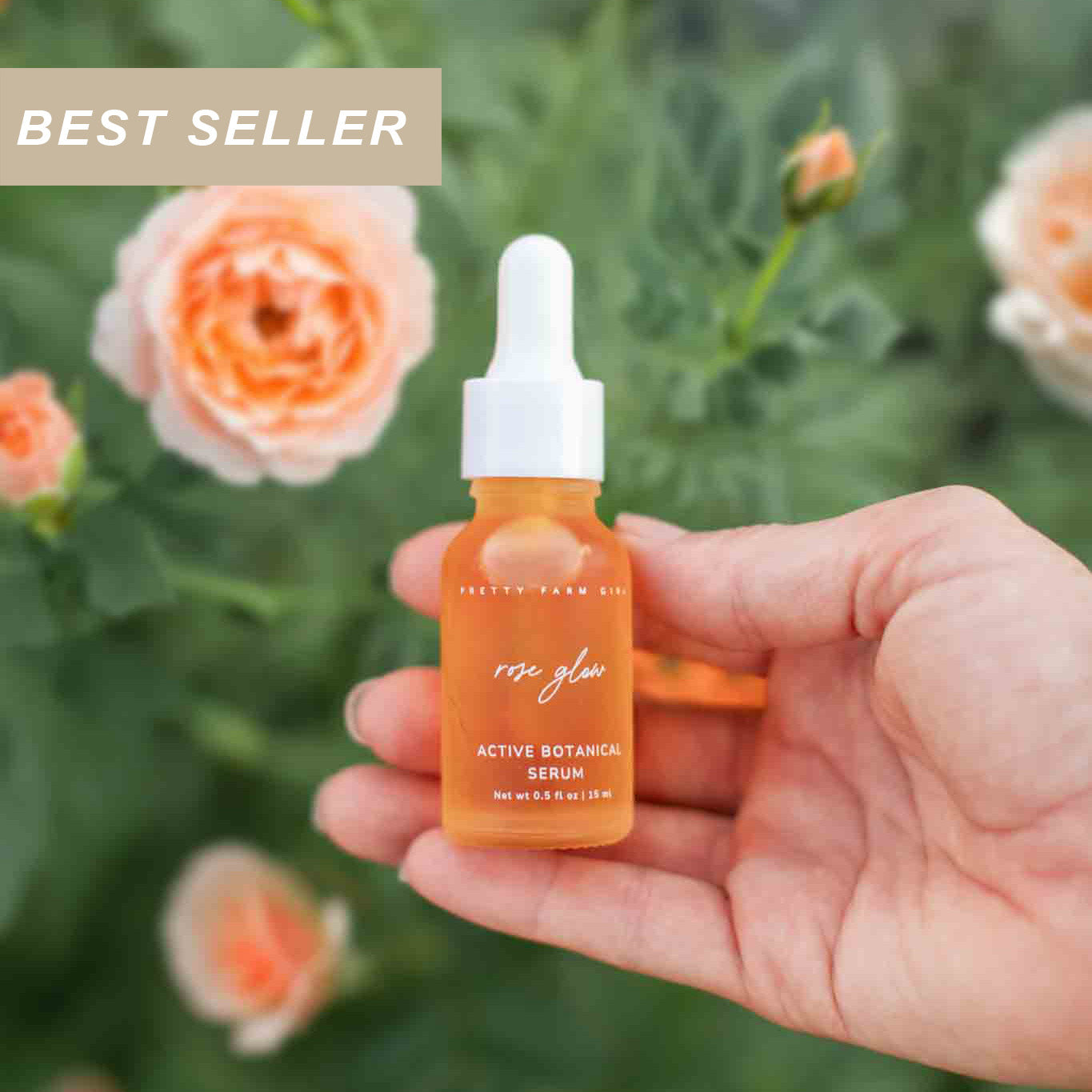 Rose Glow Anti-Aging Face Serum — 100% Organic Glow in a Bottle