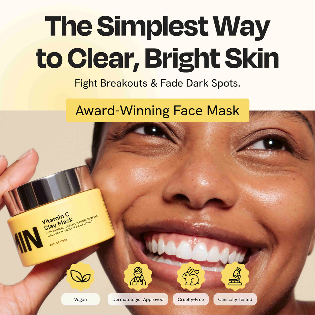 Vitamin C Clay Mask — Brighten, Clear & Even Skin Tone in 10 Minutes