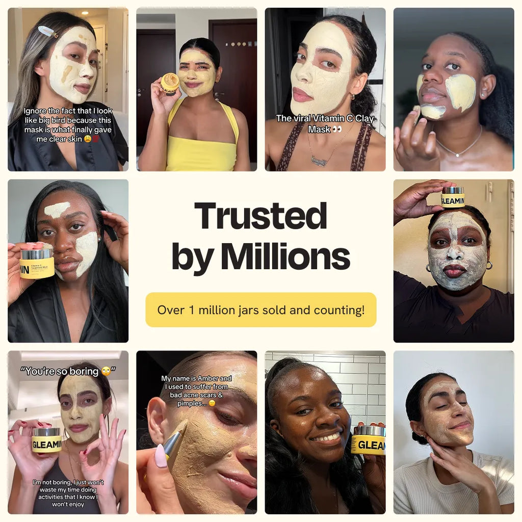 Vitamin C Clay Mask — Brighten, Clear & Even Skin Tone in 10 Minutes