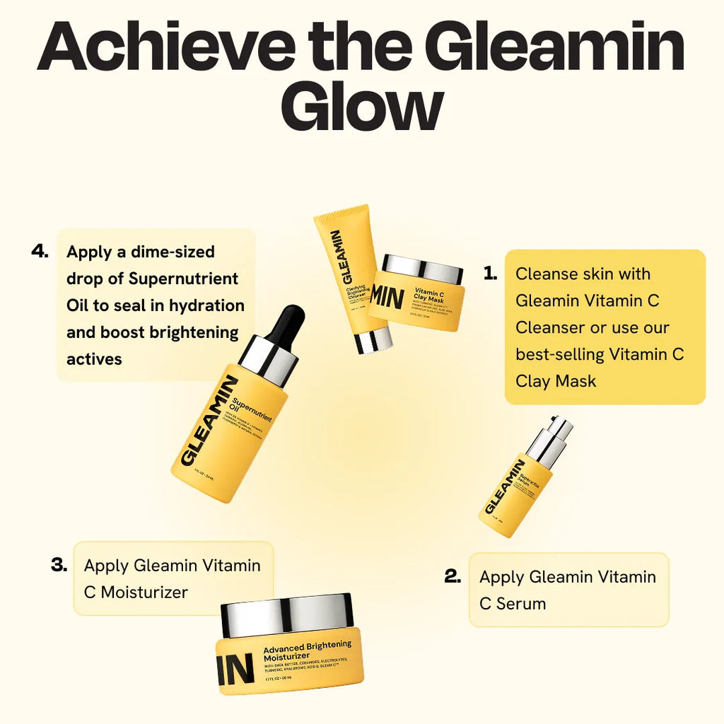 Vitamin C Clay Mask — Brighten, Clear & Even Skin Tone in 10 Minutes