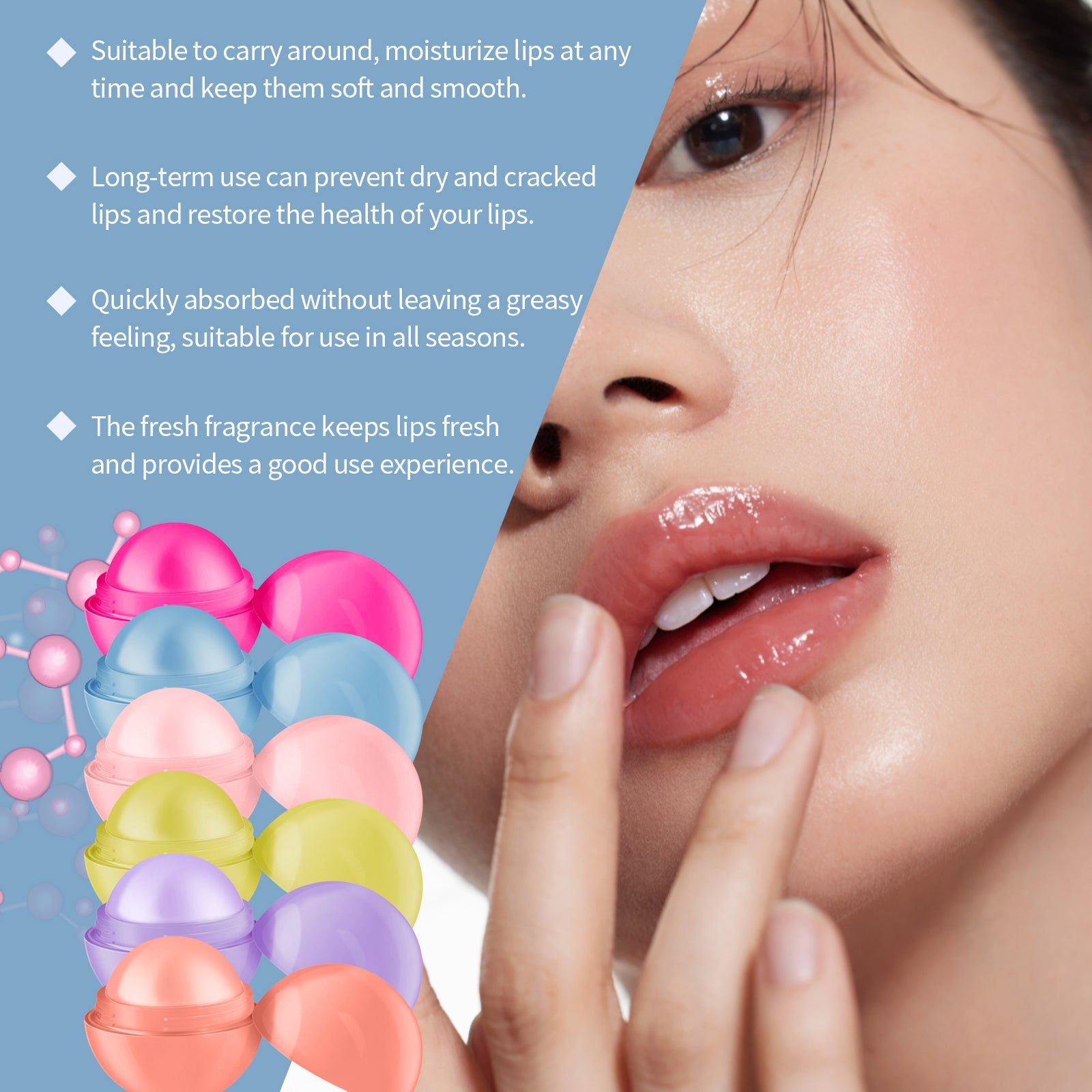 Avocado Butter Moisturizing Lip Balm — Long-Lasting Hydration