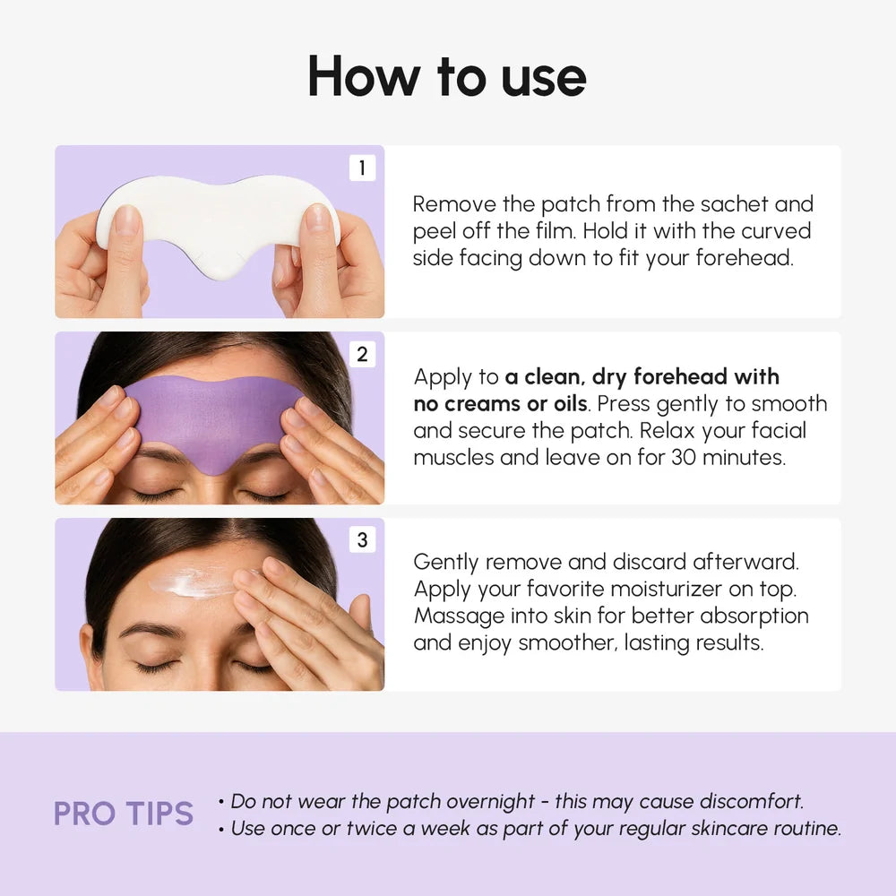 Anti-Wrinkle Forehead Patches — Smooth & Lift Overnight